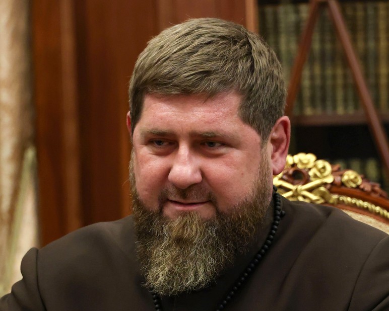 "Ramzan Kadyrov (2023-03-13)" by Пресс-служба Президента Российской Федерации is licensed under CC BY 4.0. (cropped)